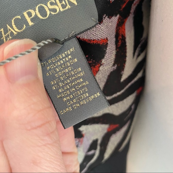 Zac Posen zig zag dress size 2 NWT - Picture 11 of 12